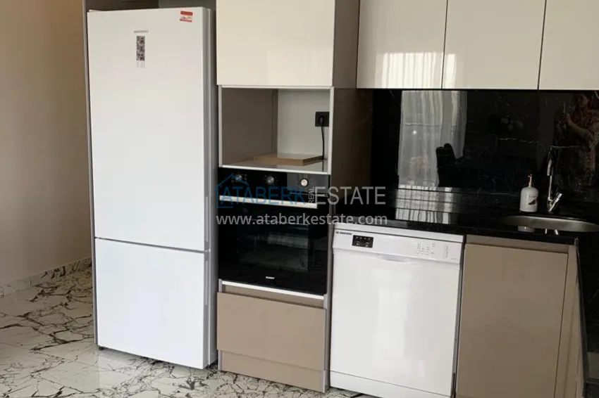 Purchase  1+1 apartment with furniture and mountain views in a modern boutique complex, Oba district — Alanya 8 