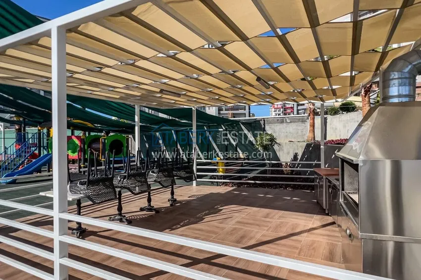 Apartment 1+1 with furniture in a luxury residence near Incekum beach, Avsallar area - Alanya 10