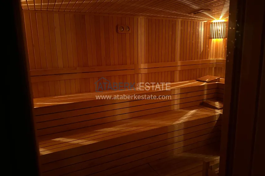 Three-room apartment in Antalya, prestigious district of Uncali, new modern complex 10 