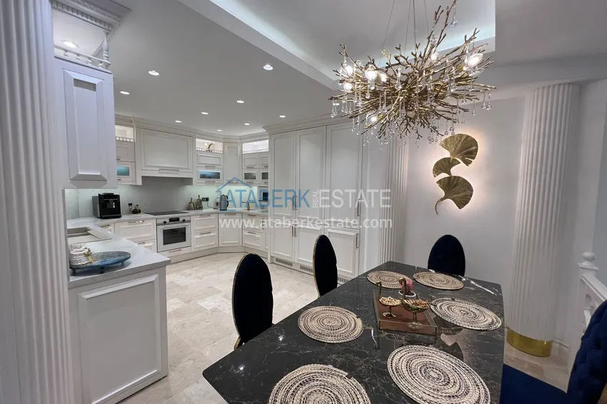 Purchase  View two-storey villa with luxurious furniture and sea view, Mahmutlar district - Alanya 10 