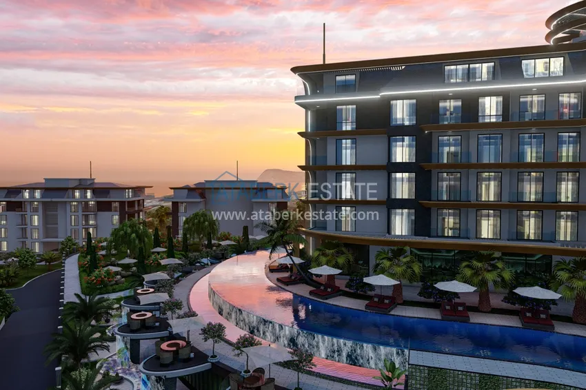 A new grandiose project of a large-scale residential complex in the Kestel area - Alanya 11 