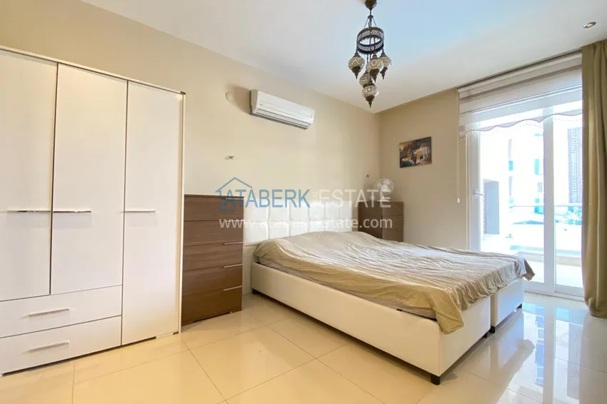 Purchase \ Apartment 2 + 1 furnished in a residential complex on the first coastline, Tosmur area - Alanya 9 