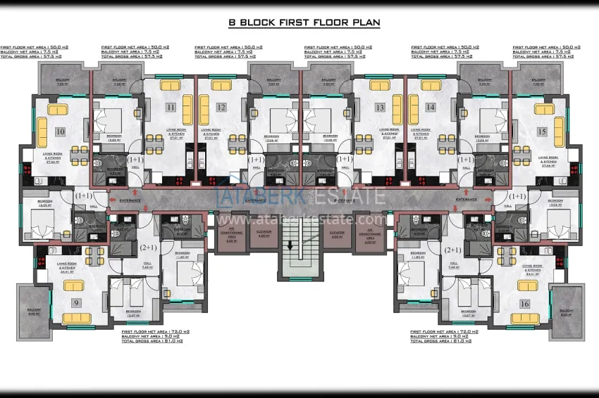 Buy cheap Property from a developer in Alanya - a new residential complex in Kargicak  1 
