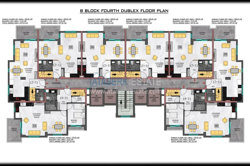 Buy cheap Property from a developer in Alanya - a new residential complex in Kargicak  4 
