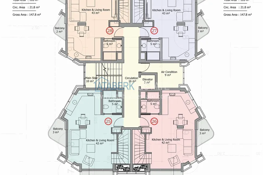 Buy cheap Premium residential complex on the beachfront in Mahmutlar, Alanya 14 