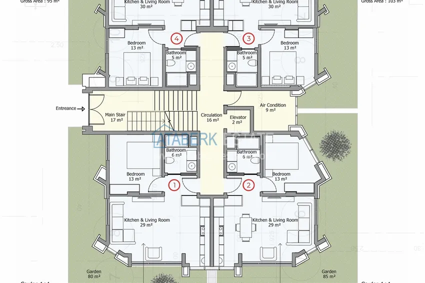 Buy cheap Premium residential complex on the beachfront in Mahmutlar, Alanya 16 