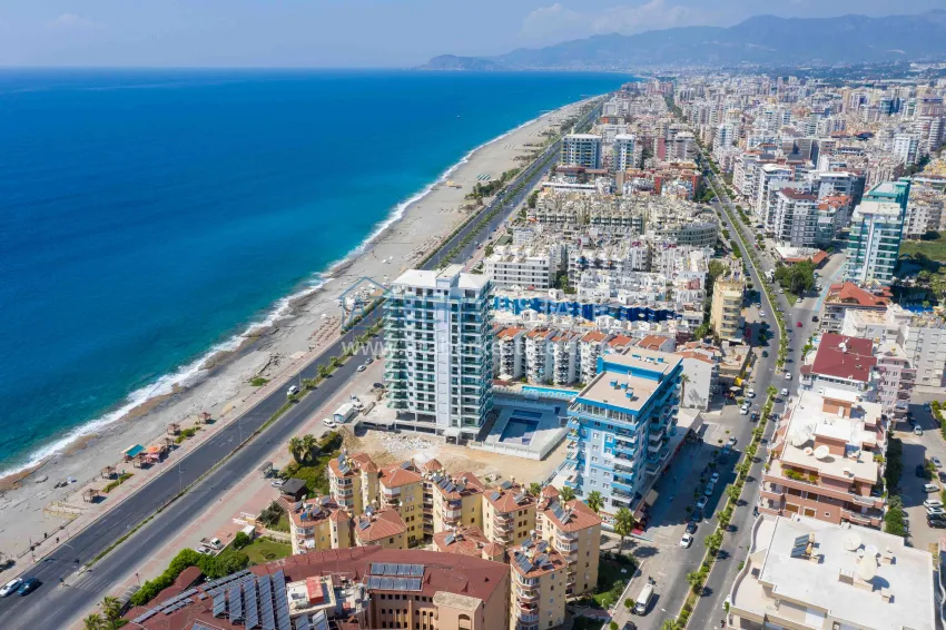 One bedroom furnished apartment 100 meters from the sea - Mahmutlar district, Alanya 1 