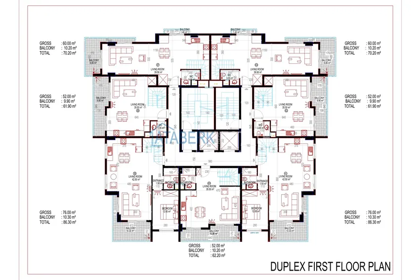 Buy cheap Luxury residential complex in Alanya, Mahmutlar district 2