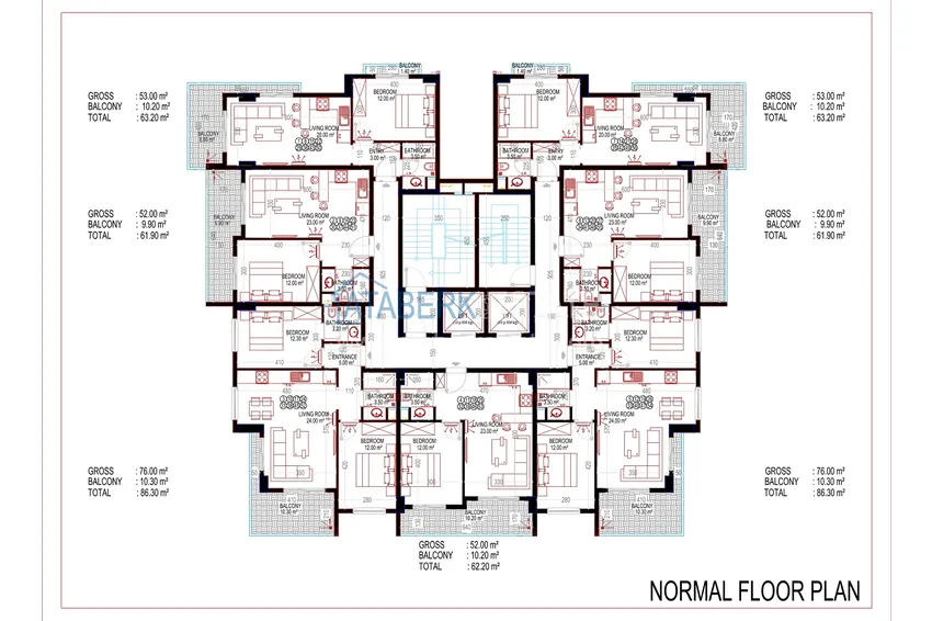 Buy cheap Luxury residential complex in Alanya, Mahmutlar district 4