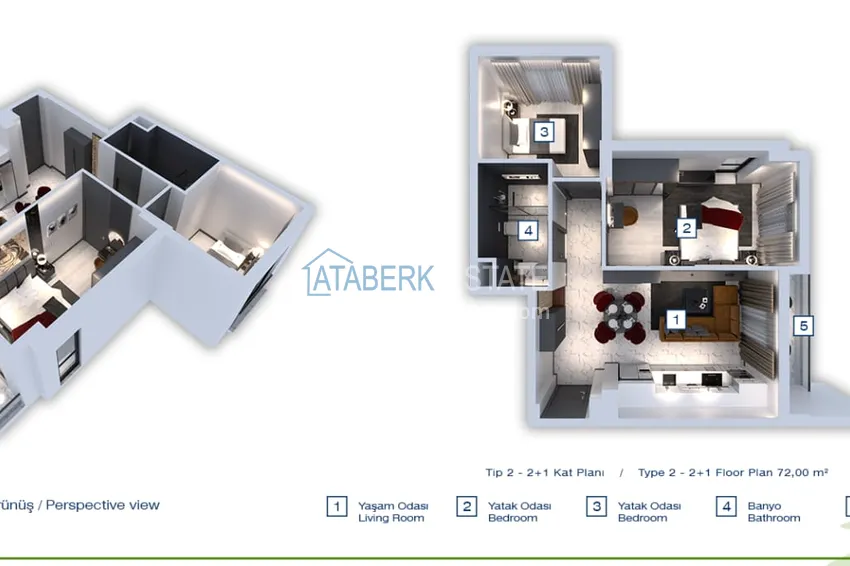 Buy cheap Apartment 2+1 from an investor in a premium luxury complex at the final stage of construction, Avsallar district - Alanya 1 