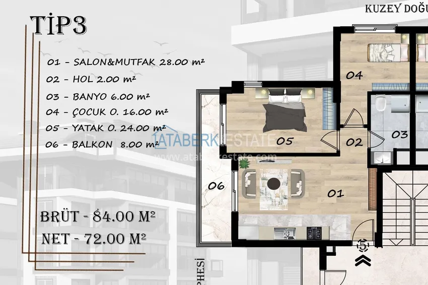Buy cheap Apartment 2+1 from an investor in a premium luxury complex at the final stage of construction, Avsallar district - Alanya 2 
