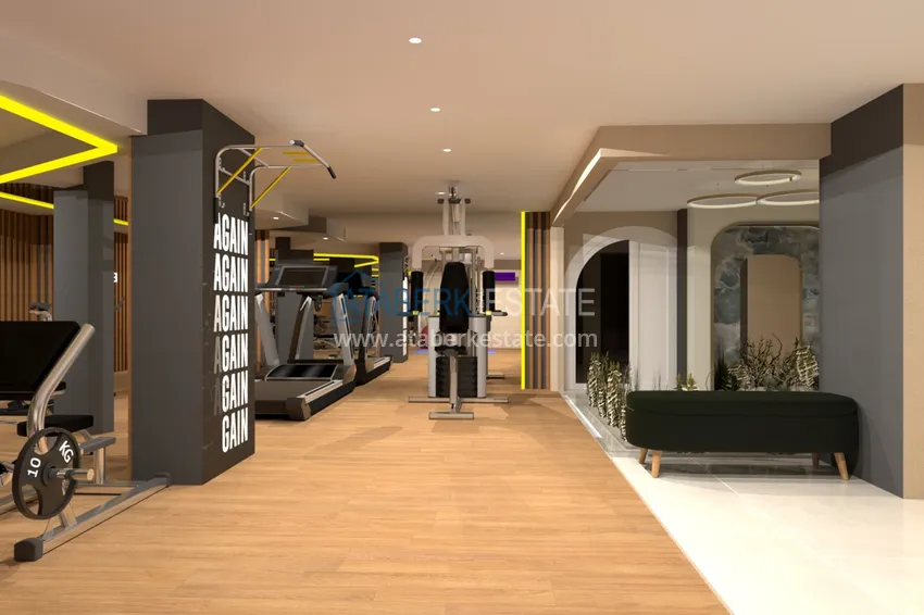 Premium residential complex on the beachfront in Mahmutlar, Alanya 14 