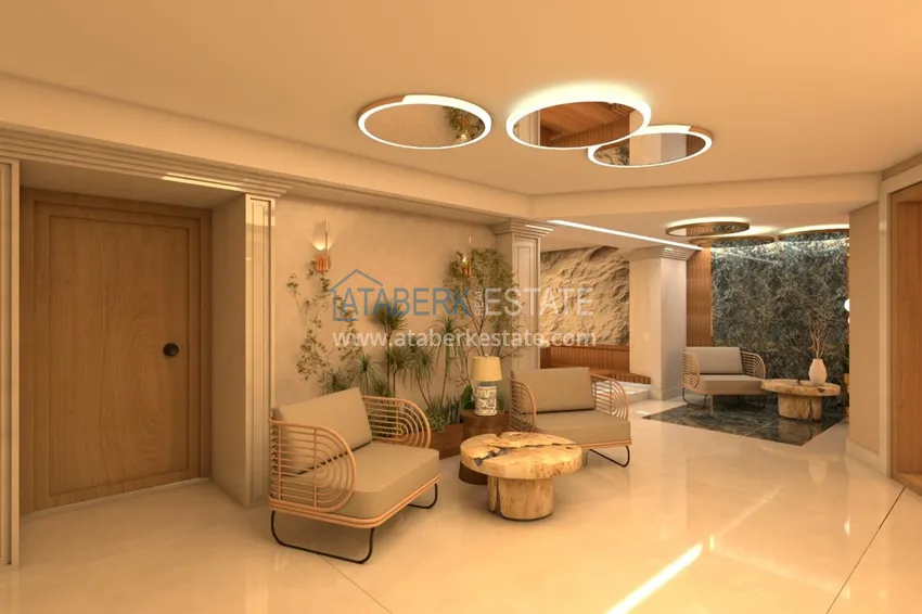 Premium residential complex on the beachfront in Mahmutlar, Alanya 32 