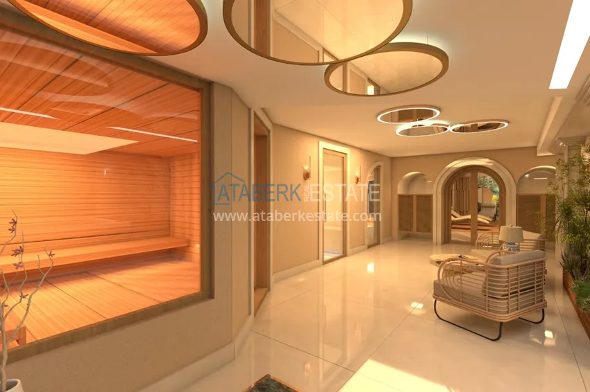 Premium residential complex on the beachfront in Mahmutlar, Alanya 34 