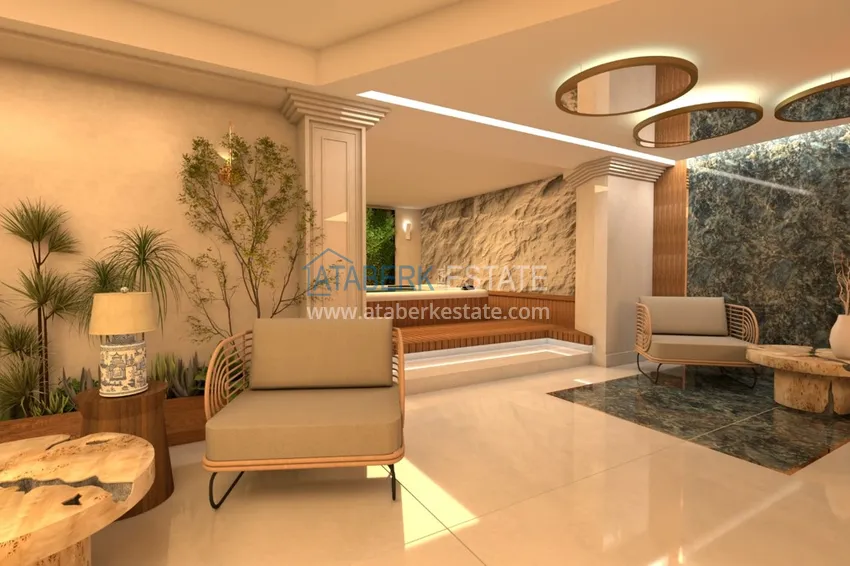 Premium residential complex on the beachfront in Mahmutlar, Alanya 36 