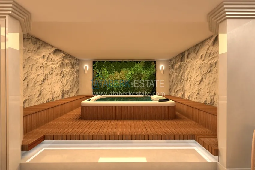 Premium residential complex on the beachfront in Mahmutlar, Alanya 37 