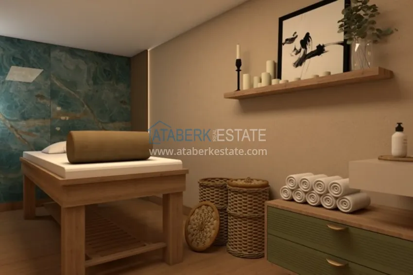 Premium residential complex on the beachfront in Mahmutlar, Alanya 42 