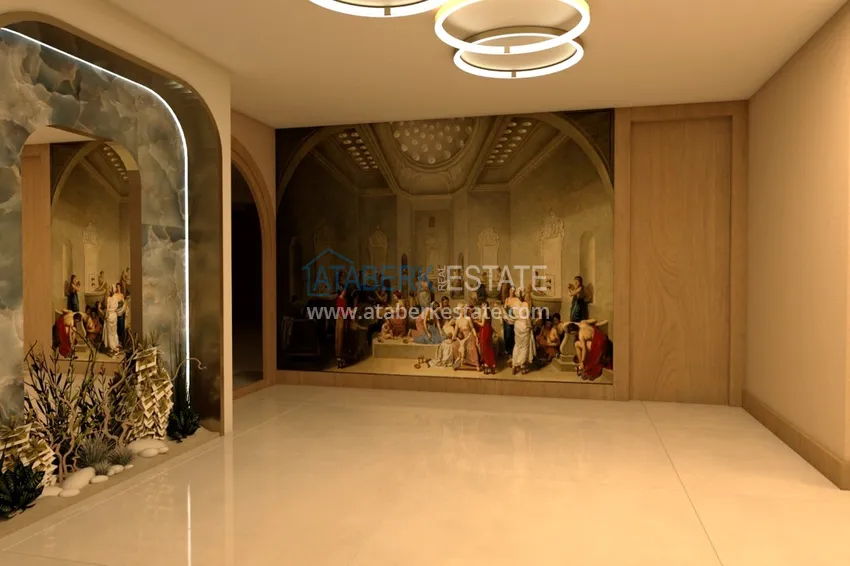 Premium residential complex on the beachfront in Mahmutlar, Alanya 28 