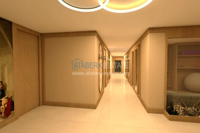 Premium residential complex on the beachfront in Mahmutlar, Alanya 29 