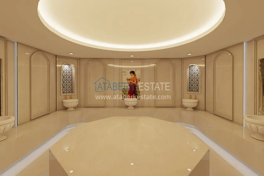 Premium residential complex on the beachfront in Mahmutlar, Alanya 39 