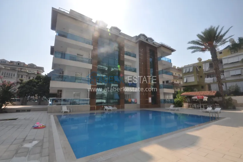Urgent sale! Apartment 1 + 1 furnished in the center of Alanya - Cleopatra beach area 2 