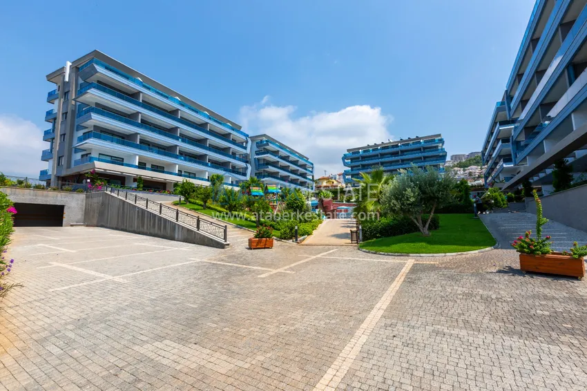 Compact 1+1 penthouse for rent in Kargicak with direct sea and mountain views C12 9 