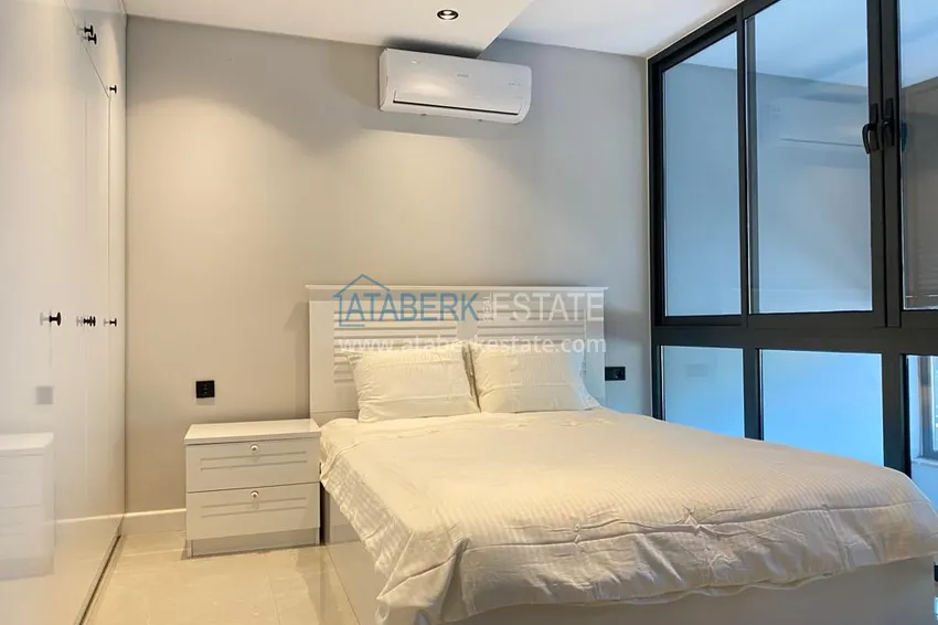 Purchase Loft duplex 1+1 with new furniture in a new building in the center of Alanya - Cleopatra Beach area 10 