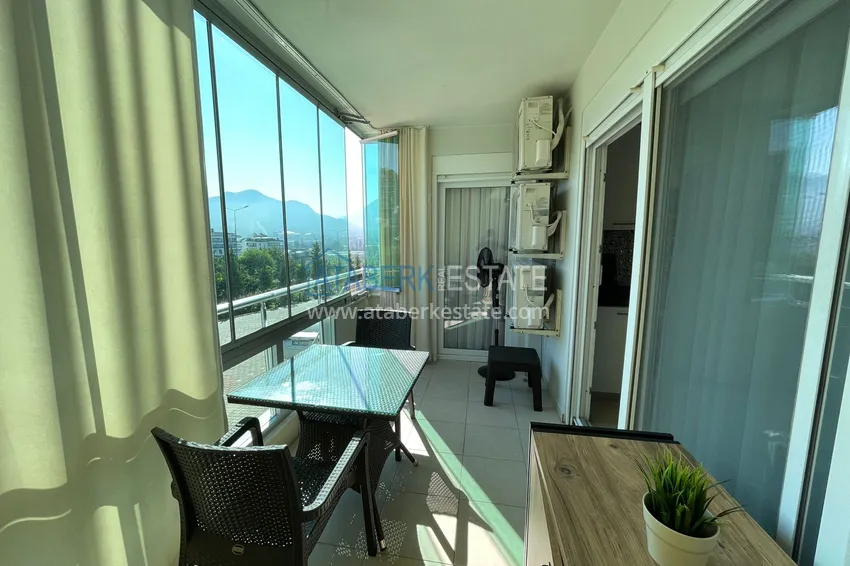 Purchase  Apartment 2+1 with furniture, glazed balcony and mountain views, Cikcilli district — Alanya 11 