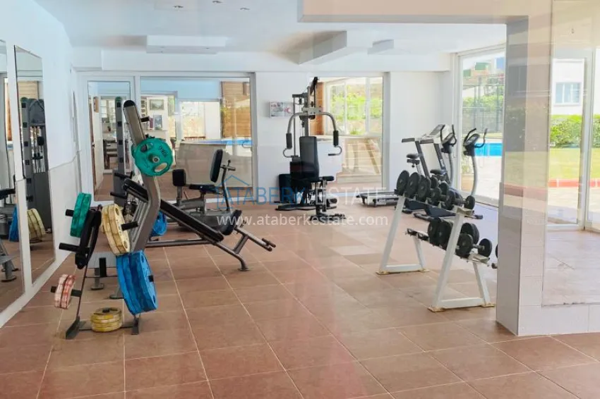 Two-bedroom apartment for rent in a complex with excellent infrastructure — Alanya, Tosmur district No. 5 10 