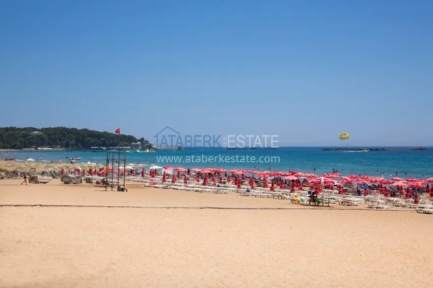 Rent a 1+1 furnished apartment in a residential complex — Alanya, Avsallar district No. 58 13