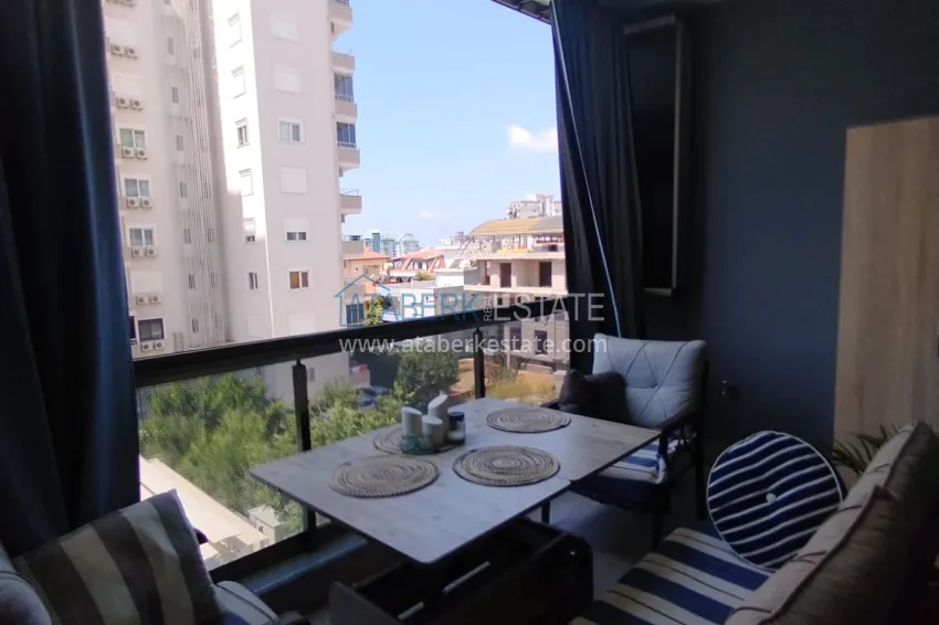Purchase Apartment 1+1 with furniture, glazed balcony and mountain views, Mahmutlar district — Alanya 12