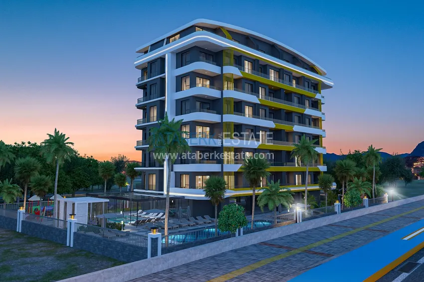 A new project of a comfort-class residential complex in Gazipasa 12 