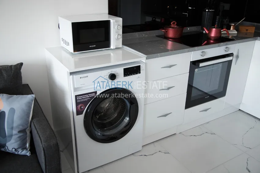 Purchase  One bedroom apartment for rent in Avsallar district in a complex with self-sufficient infrastructure  13 