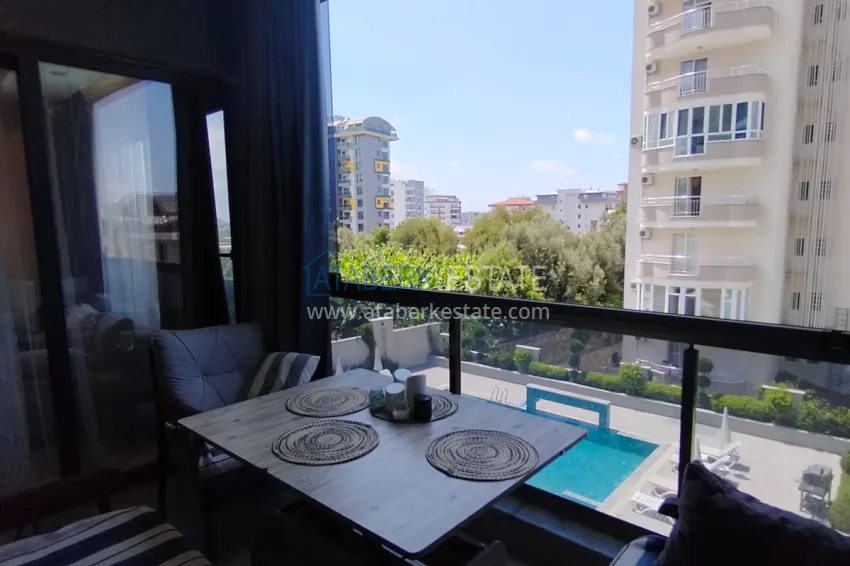 Purchase Apartment 1+1 with furniture, glazed balcony and mountain views, Mahmutlar district — Alanya 13