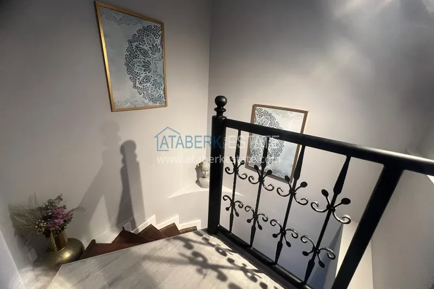 Purchase Rent a 4+1 duplex apartment with furniture in Oba, Alanya A22 12