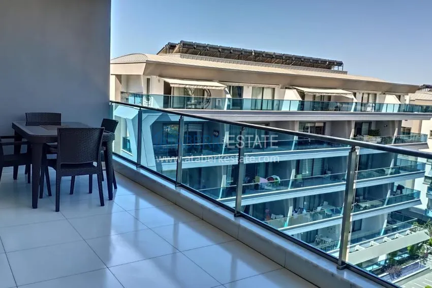 Purchase Compact 1+1 penthouse for rent in Kargicak with direct sea and mountain views C12 14 
