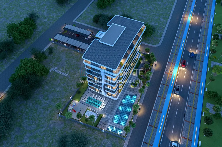 A new project of a comfort-class residential complex in Gazipasa 14 