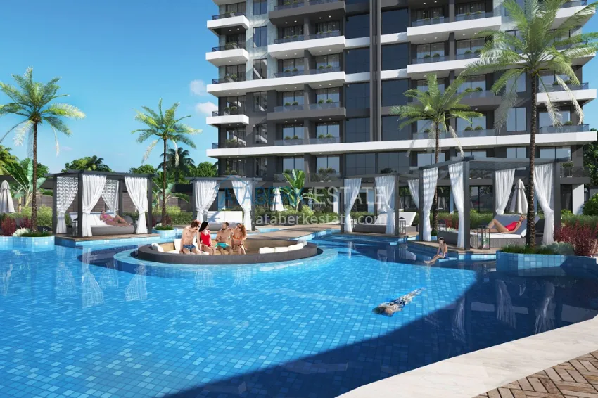 Real estate from a developer in a premium complex at the project stage — Alanya, Demirtash district 17