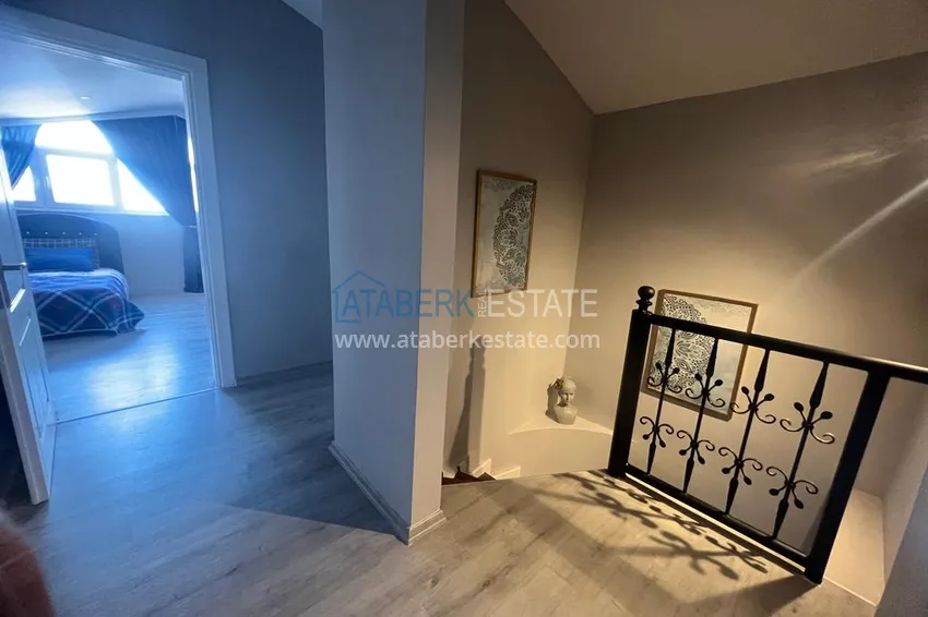 Purchase Rent a 4+1 duplex apartment with furniture in Oba, Alanya A22 13