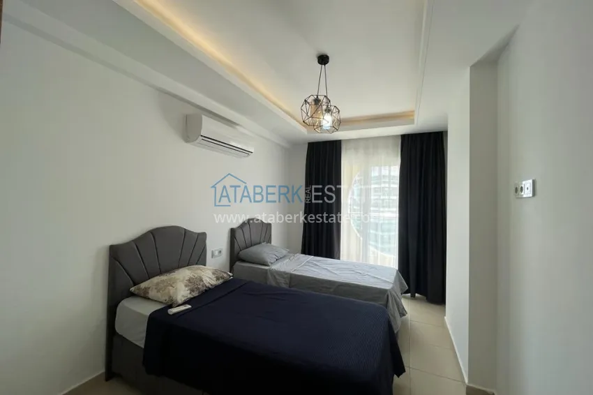 Purchase Two-bedroom apartment for rent in Avsallar in a well-maintained complex 13