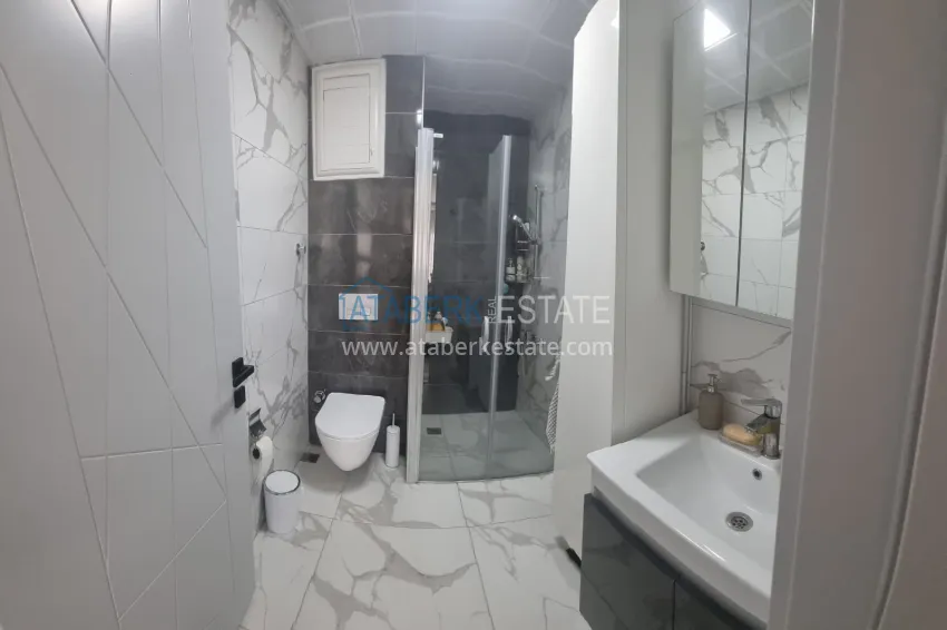 Purchase 1+1 furnished apartment in a comfortable residential complex, Oba district — Alanya 14
