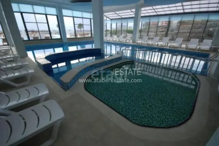 Apartment 2+1 with furniture, glazed balcony and mountain views, Cikcilli district — Alanya 15 