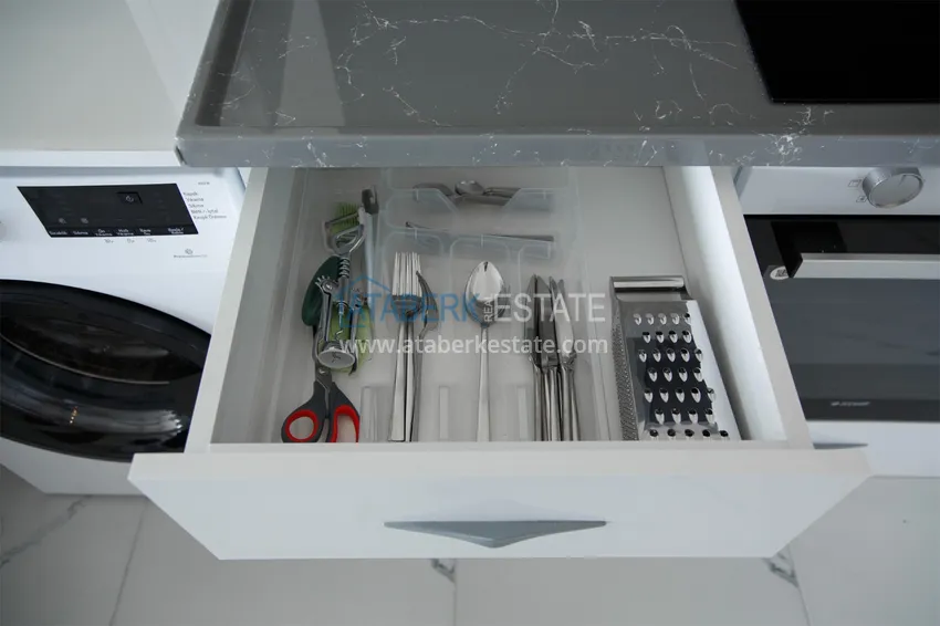 Purchase  One bedroom apartment for rent in Avsallar district in a complex with self-sufficient infrastructure  16 