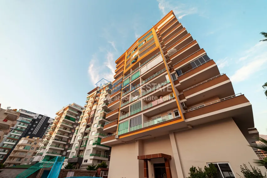 One bedroom apartment in Mahmutlar furnished with open sea views 13 