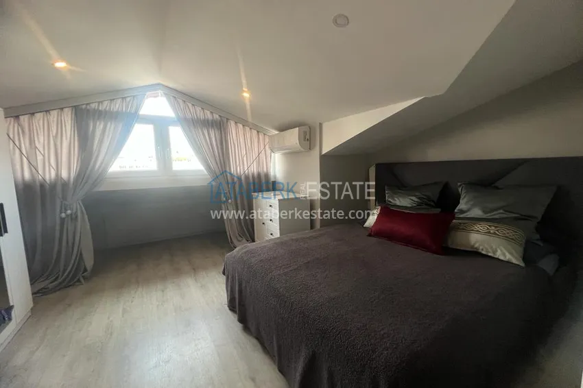 Purchase Rent a 4+1 duplex apartment with furniture in Oba, Alanya A22 15