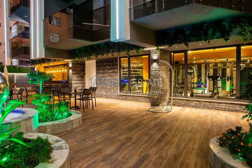 Furnished one-bedroom apartment in a luxury residence 250 meters from Cleopatra Beach - installments 17 