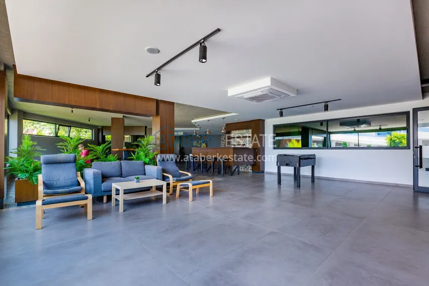 Compact 1+1 penthouse for rent in Kargicak with direct sea and mountain views C12 15 