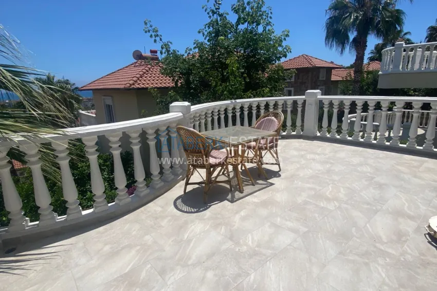 Purchase  Two-story 2+1 villa in Alanya in a mountain cottage complex, the area is open for a residence permit 16 