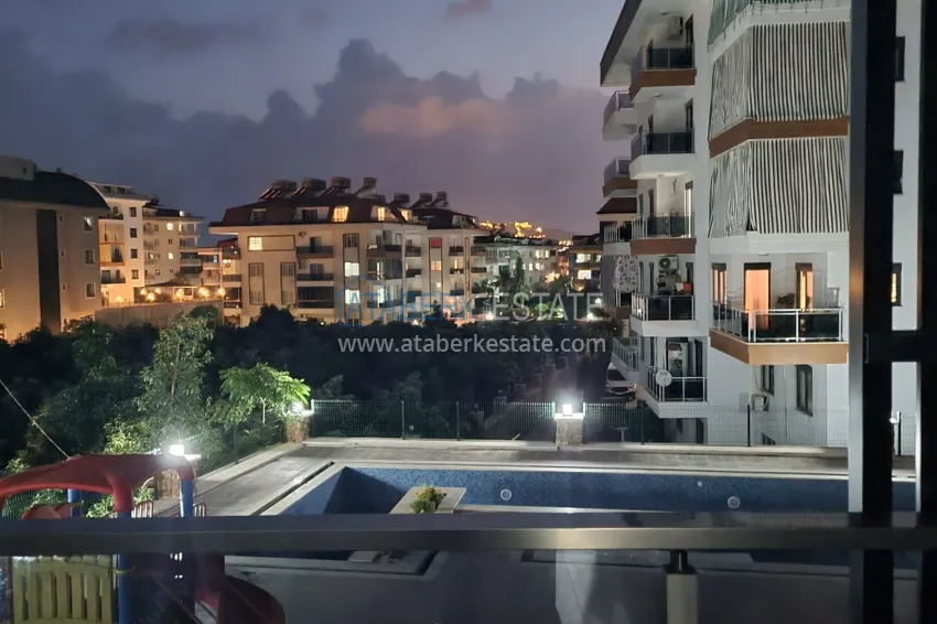 Purchase 1+1 furnished apartment in a comfortable residential complex, Oba district — Alanya 18