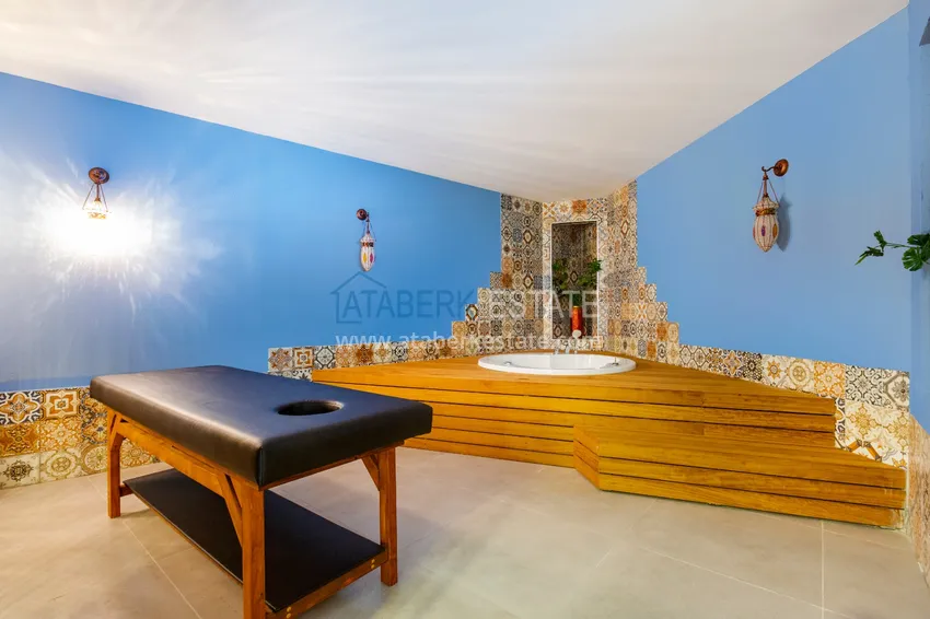 Compact 1+1 penthouse for rent in Kargicak with direct sea and mountain views C12 21 